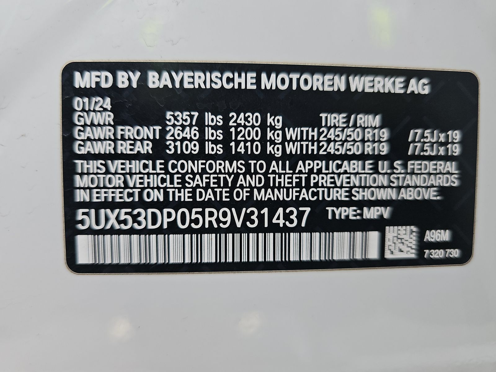 2024 BMW X3 xDrive30i AWD