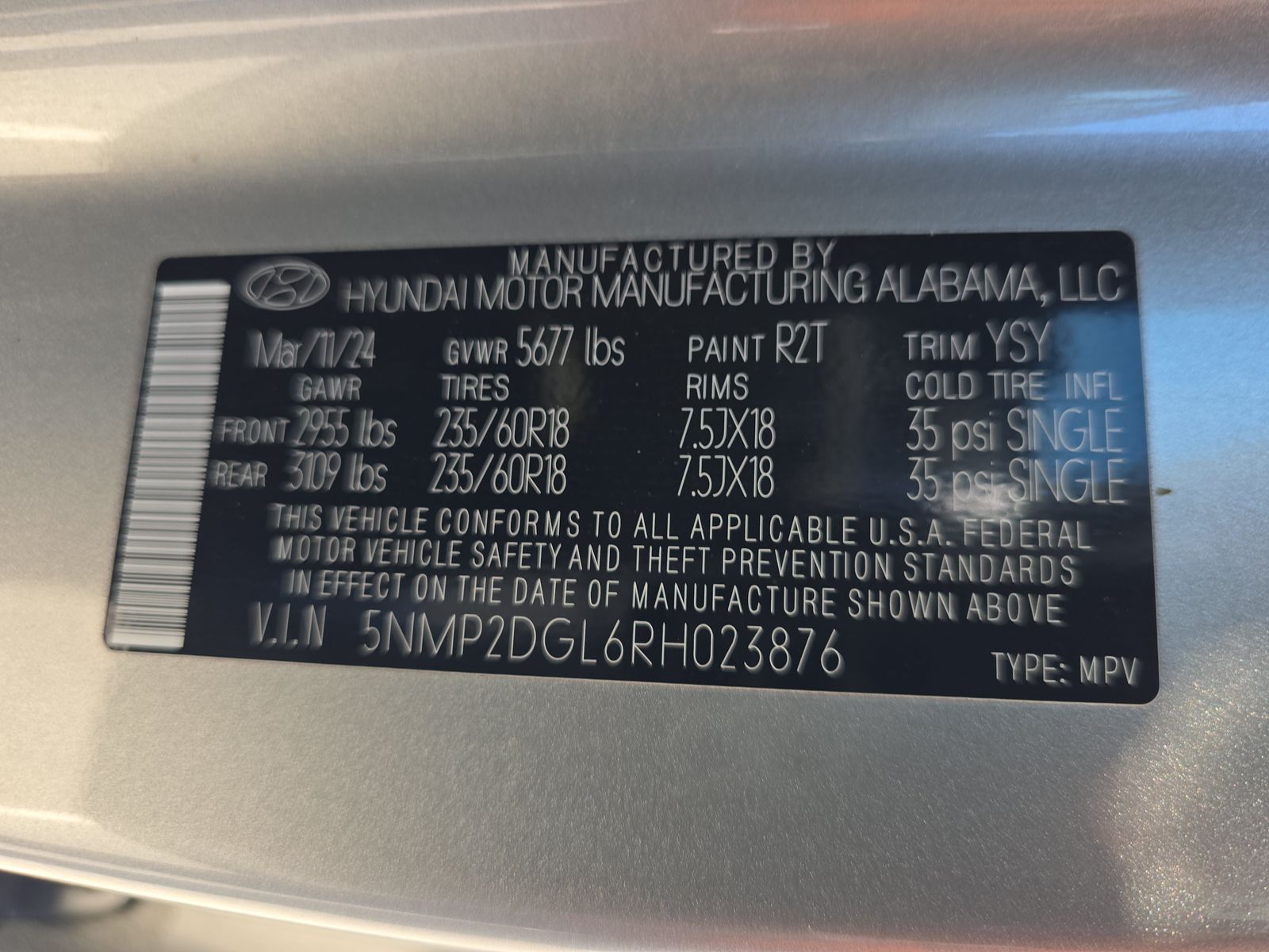 2024 Hyundai Santa Fe SEL AWD