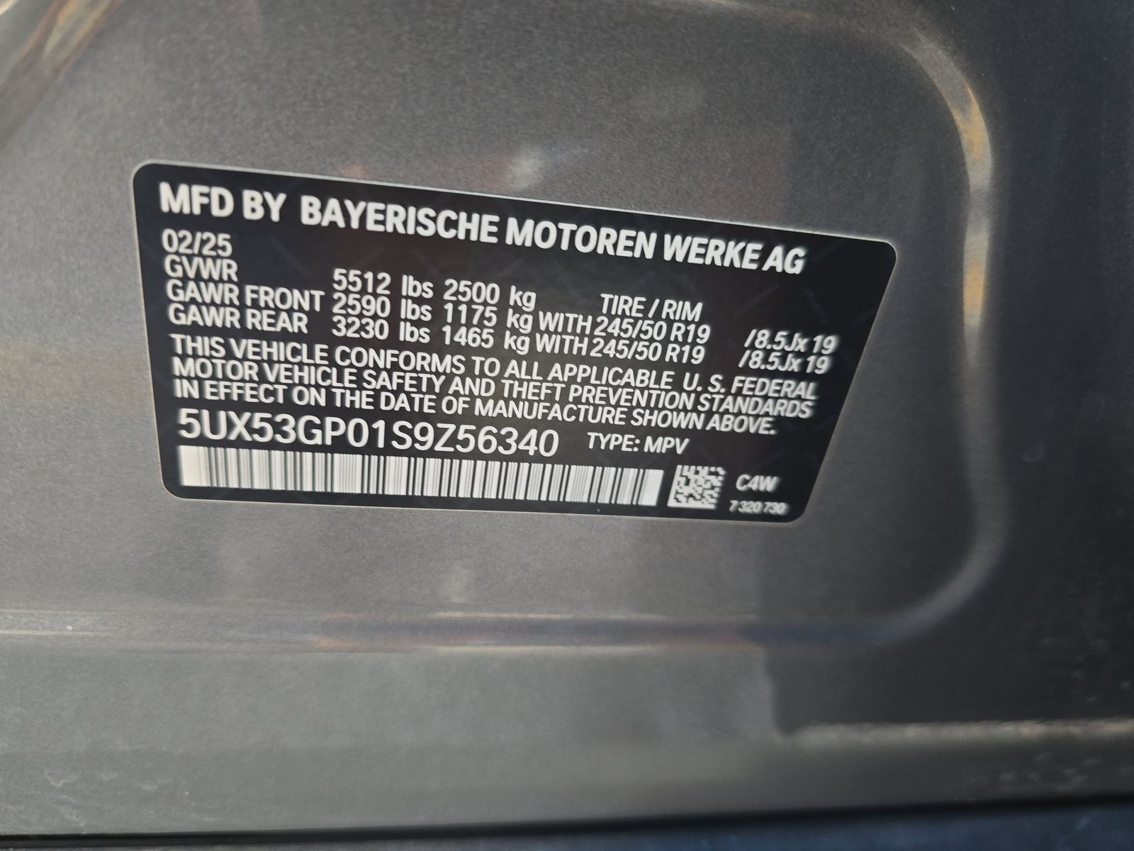 2025 BMW X3 xDrive30i AWD
