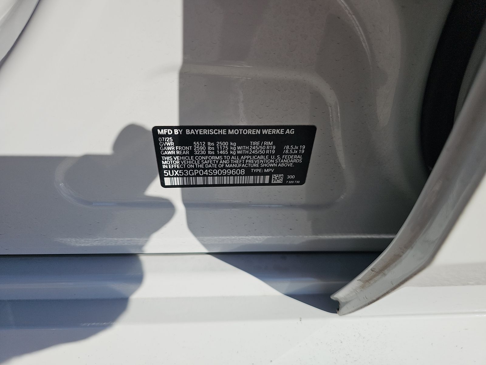 2025 BMW X3 xDrive30i AWD