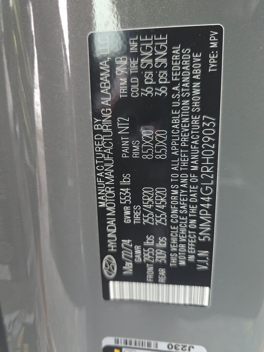 2024 Hyundai Santa Fe Limited FWD