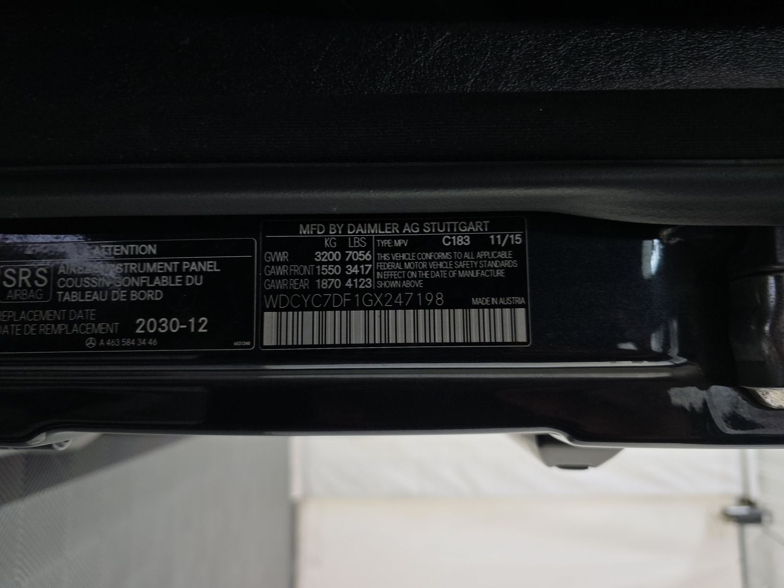 2016 Mercedes-Benz G-Class AMG G 63 AWD