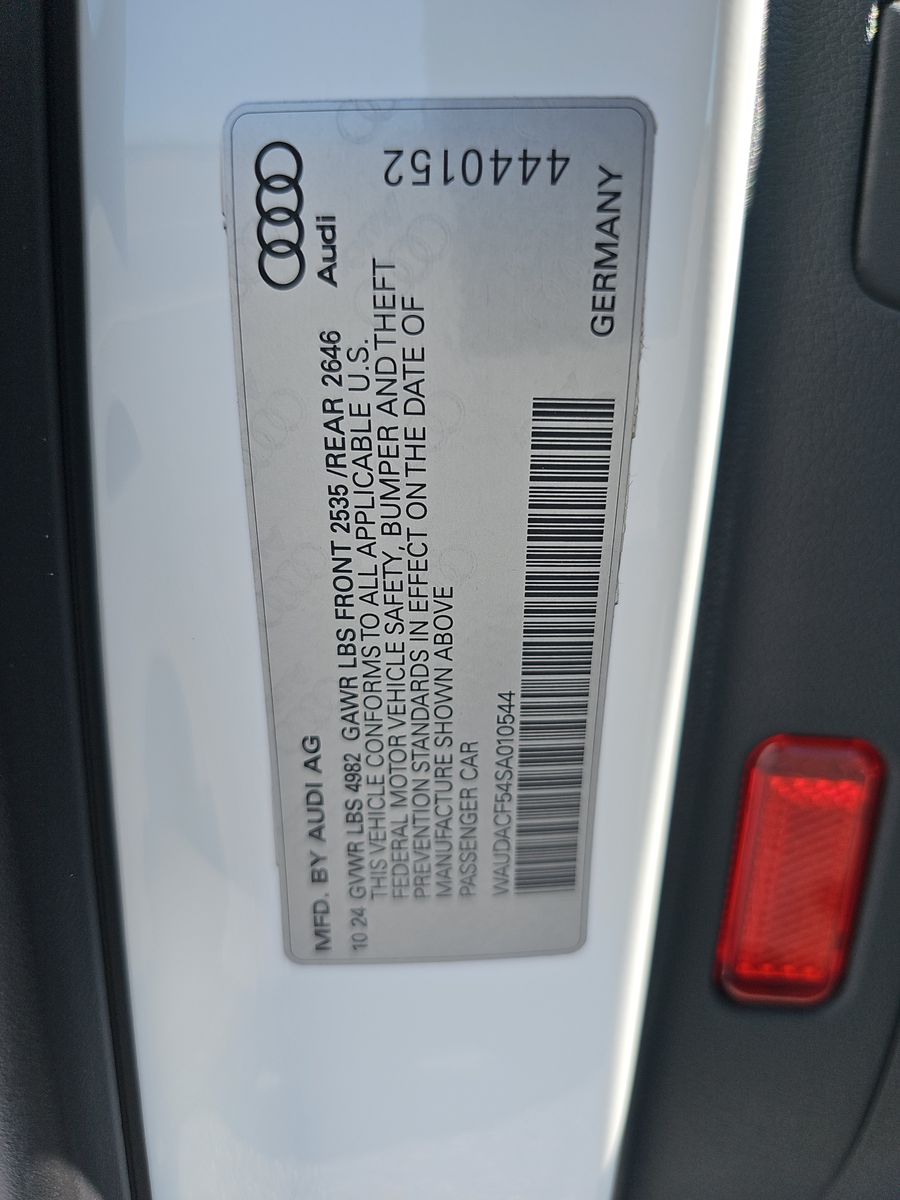 2025 Audi A5 S Line Premium AWD