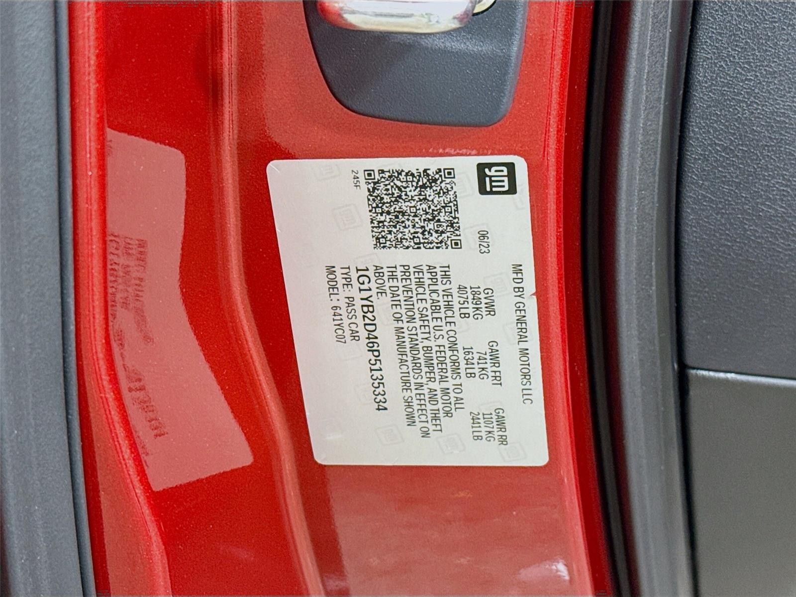 2023 Chevrolet Corvette Stingray RWD