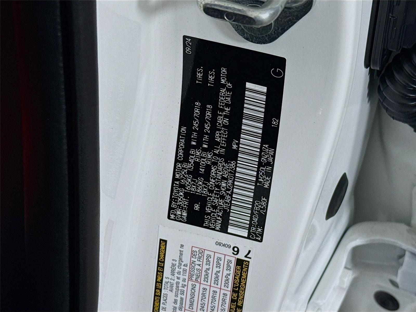 2024 Toyota Land Cruiser 1958 AWD