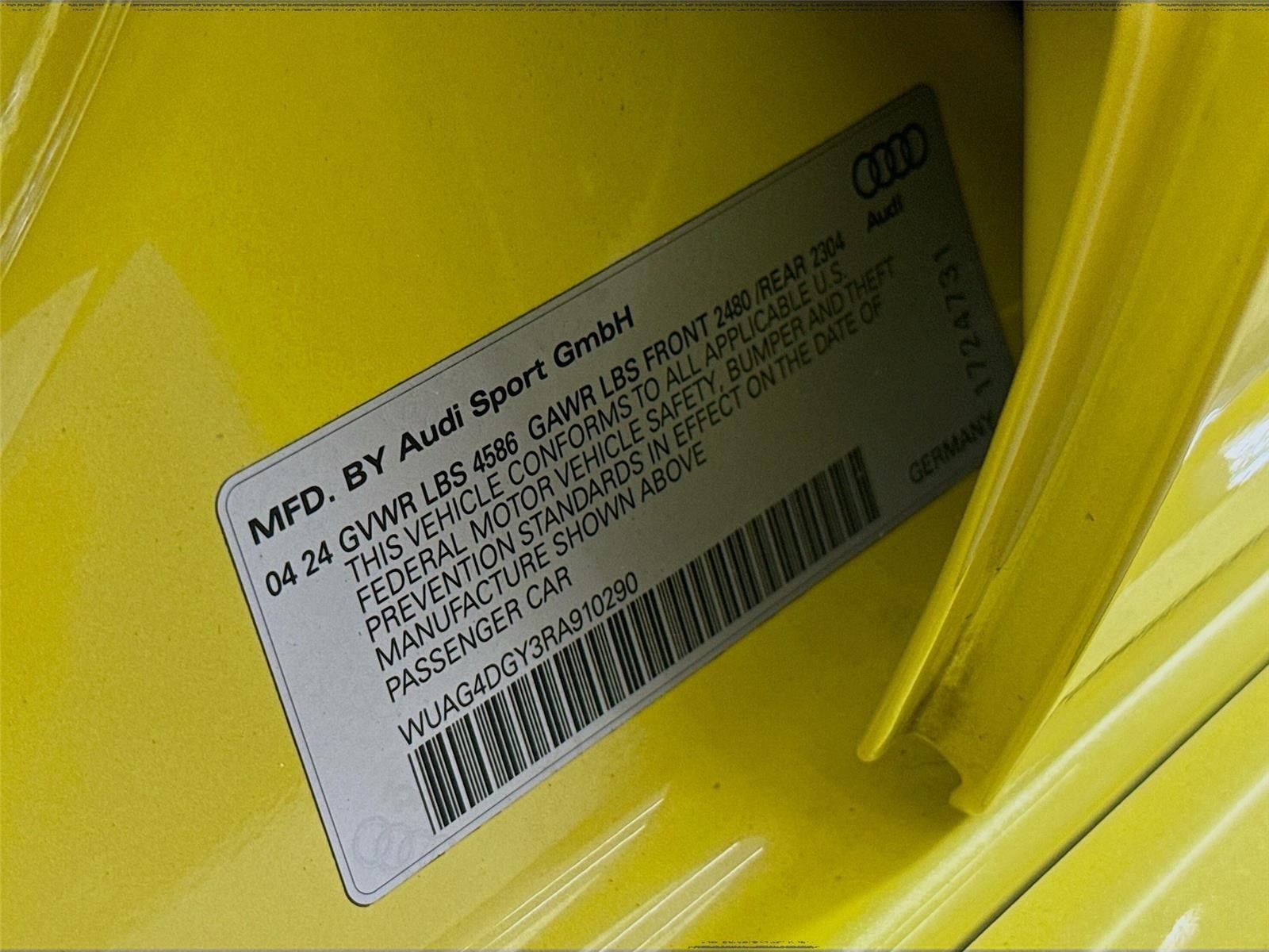 2024 Audi RS 3 Base AWD