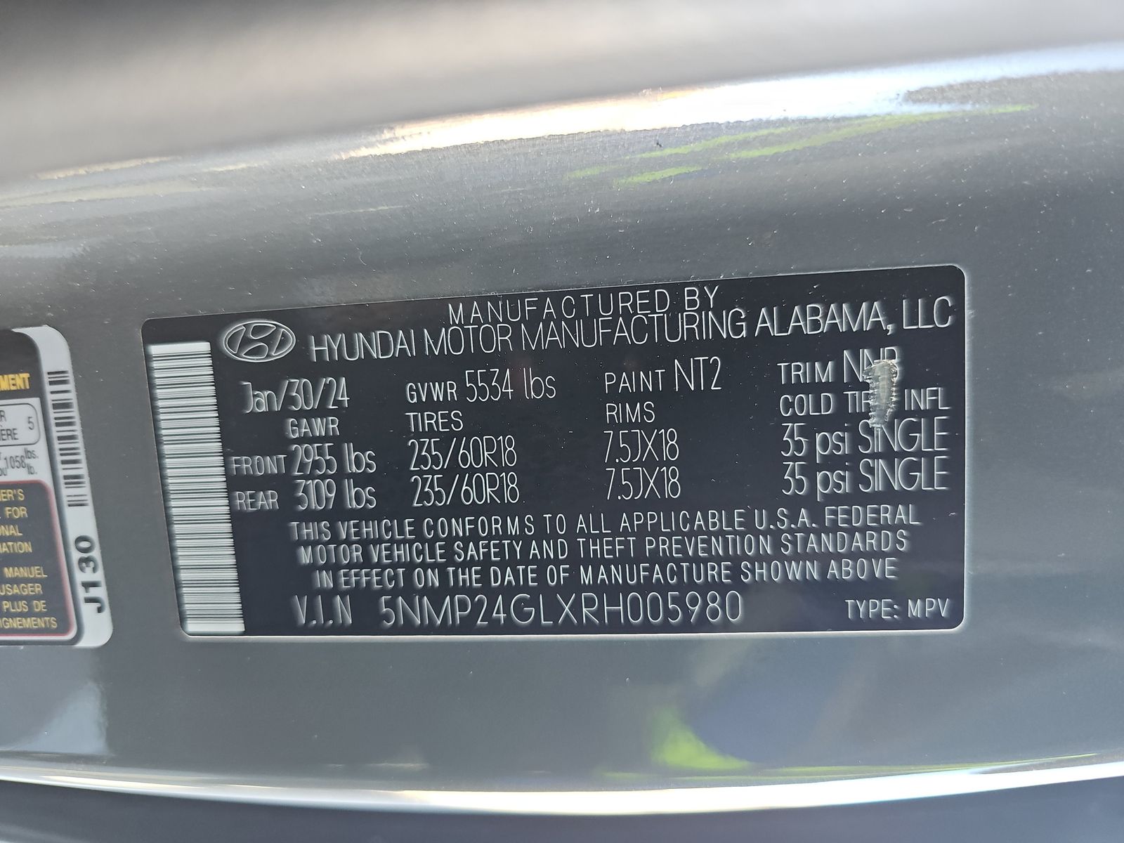 2024 Hyundai Santa Fe SEL FWD