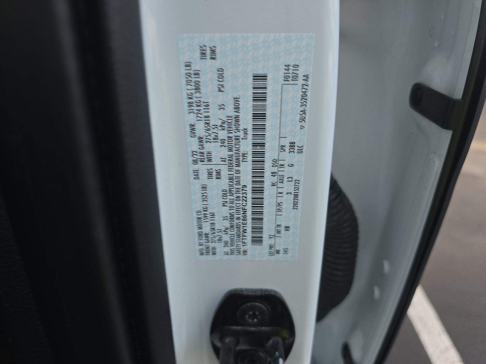 2022 Ford F-150 Lariat AWD