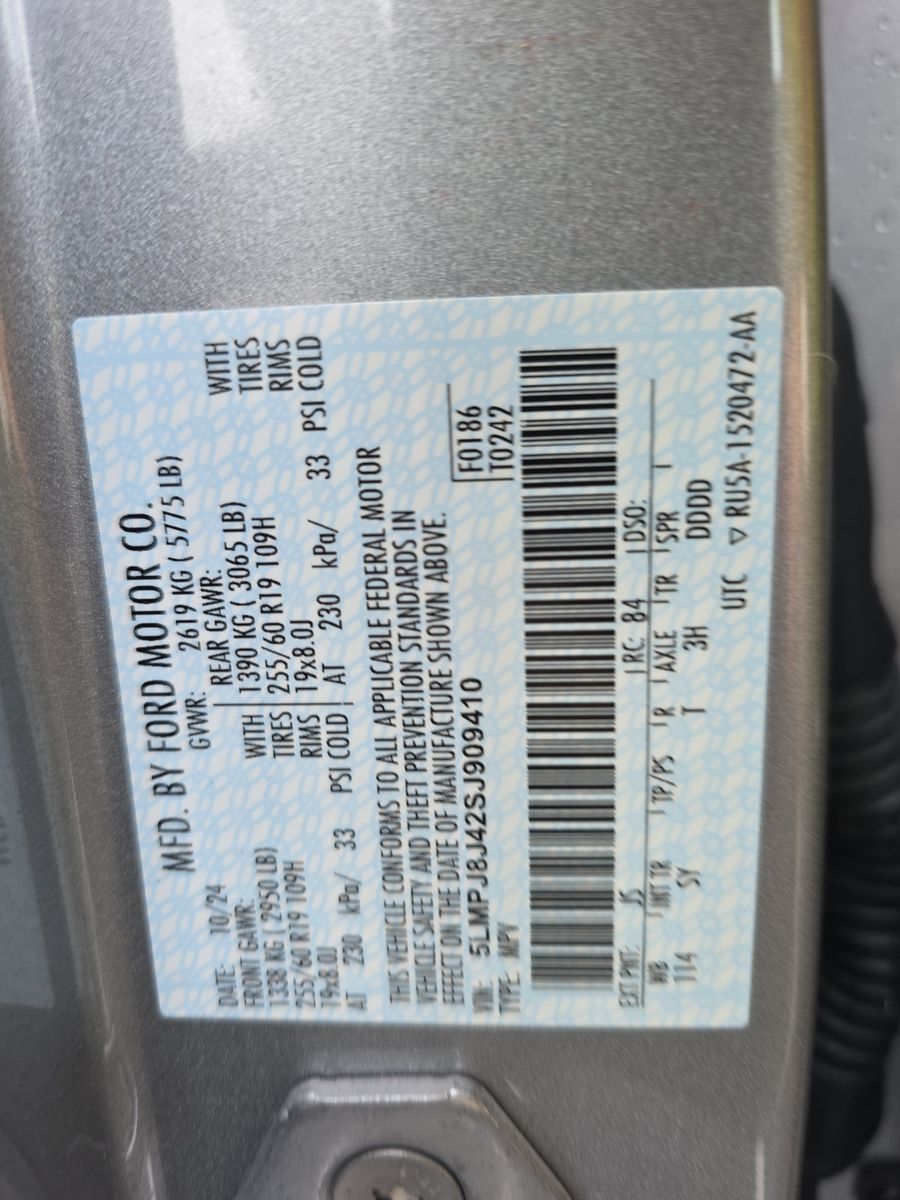 2025 Lincoln Nautilus Premiere AWD