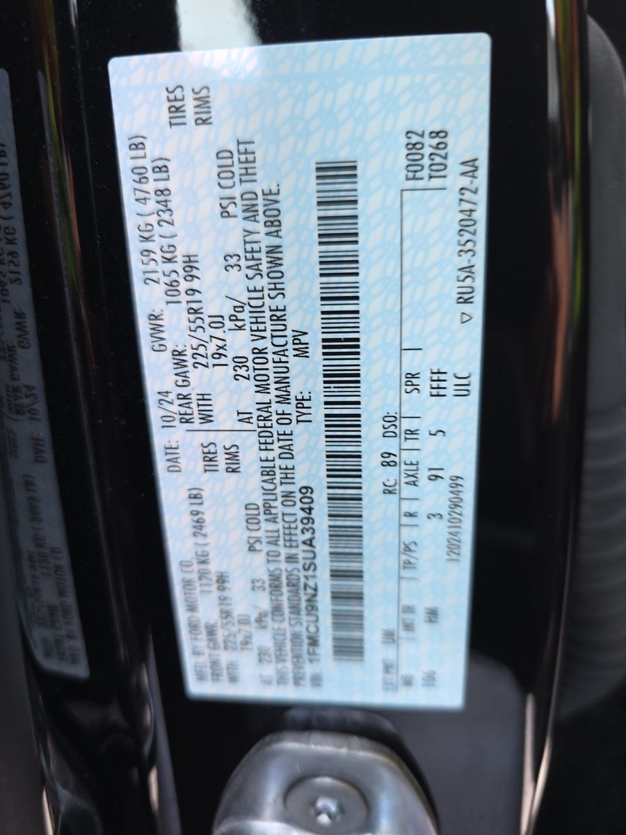 2025 Ford Escape Hybrid ST-Line Elite AWD