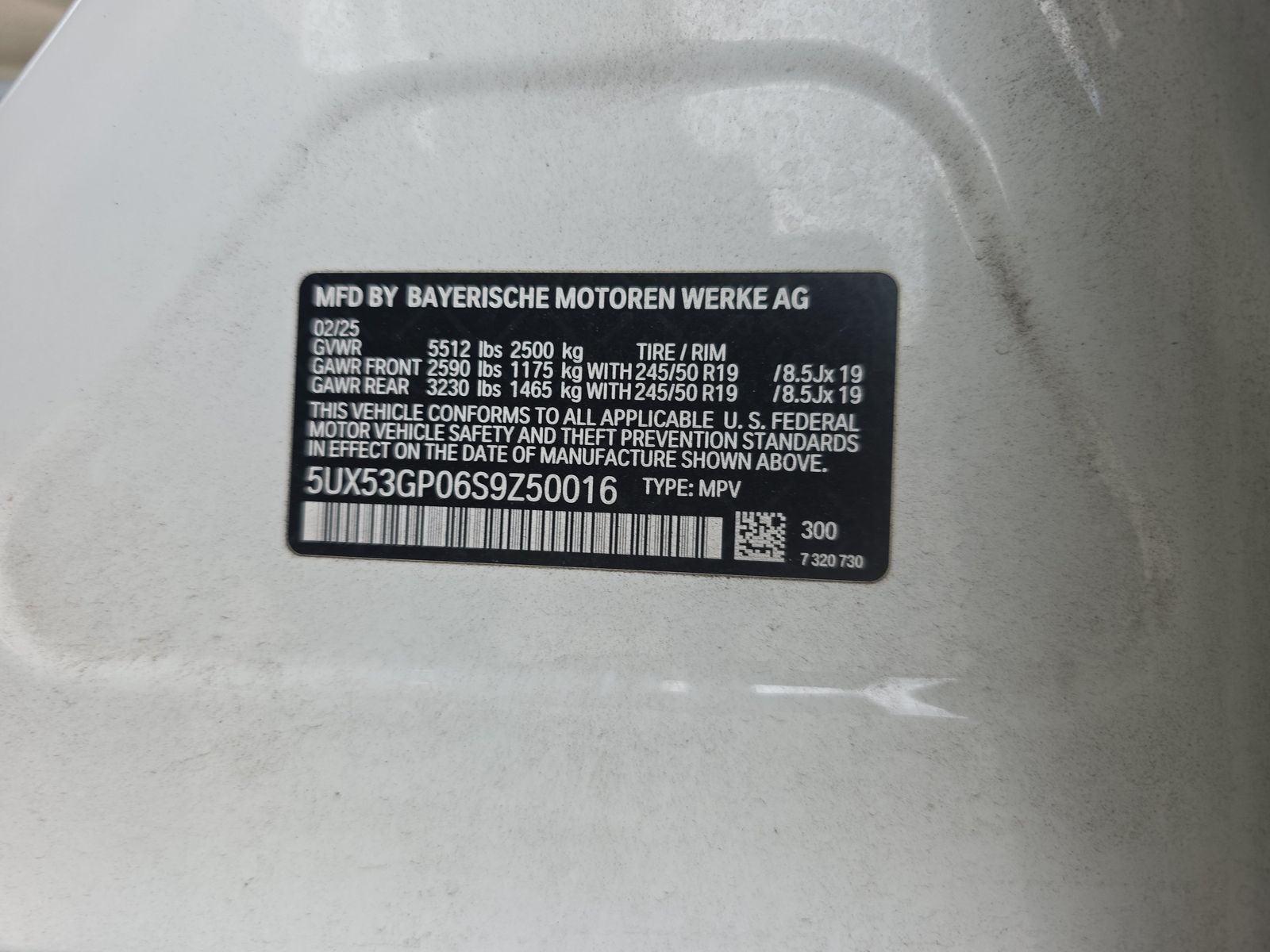 2025 BMW X3 xDrive30i AWD