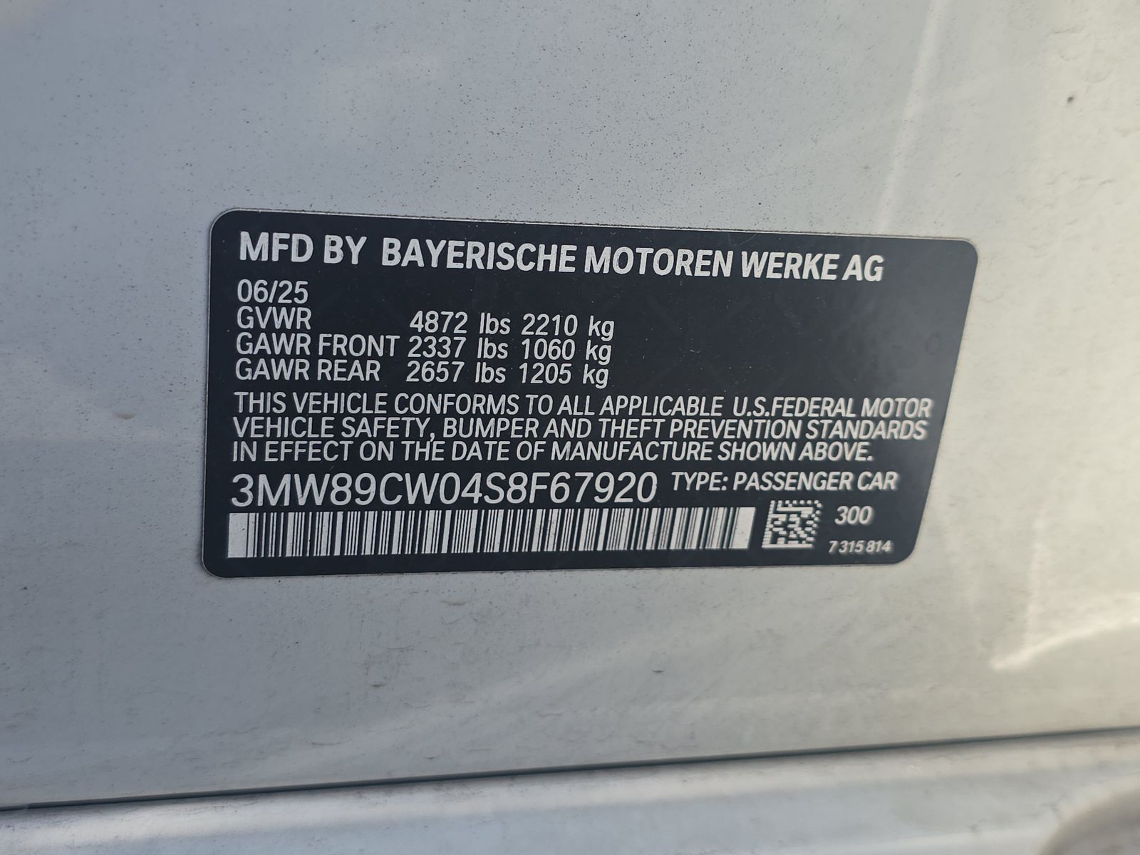 2025 BMW 3 Series 330i xDrive AWD