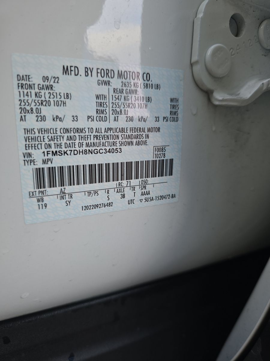 2022 Ford Explorer XLT FWD