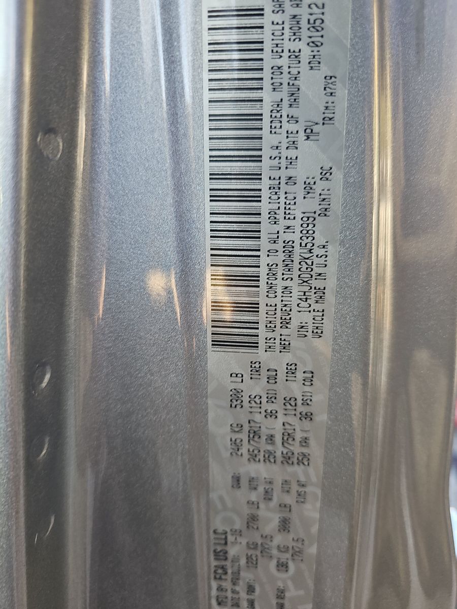 2019 Jeep Wrangler Unlimited Sport S AWD