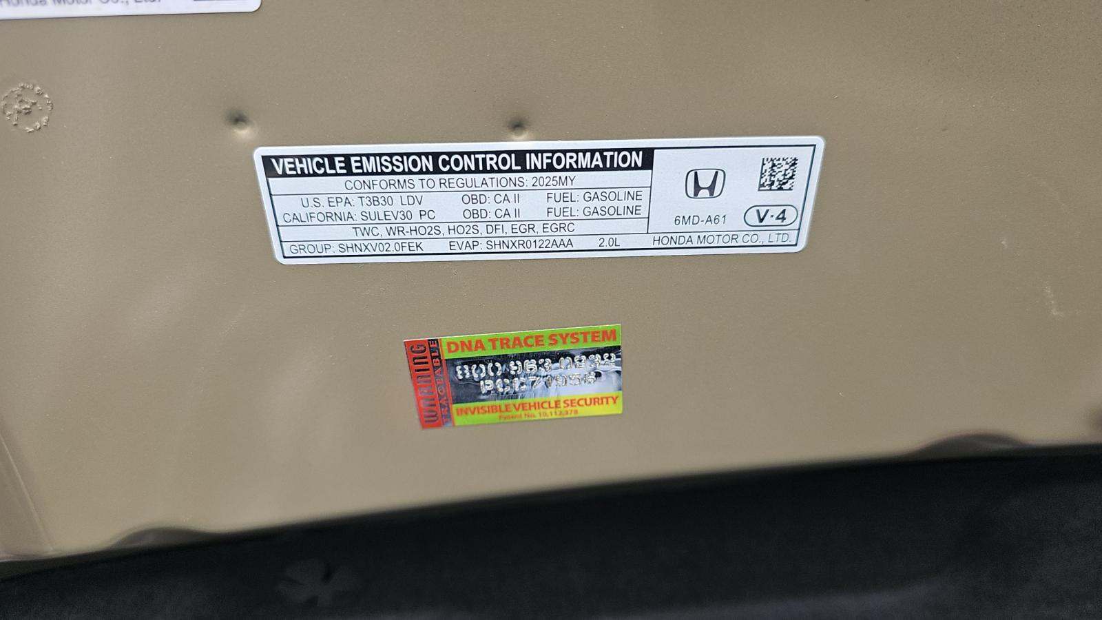 2025 Honda Civic Sport FWD