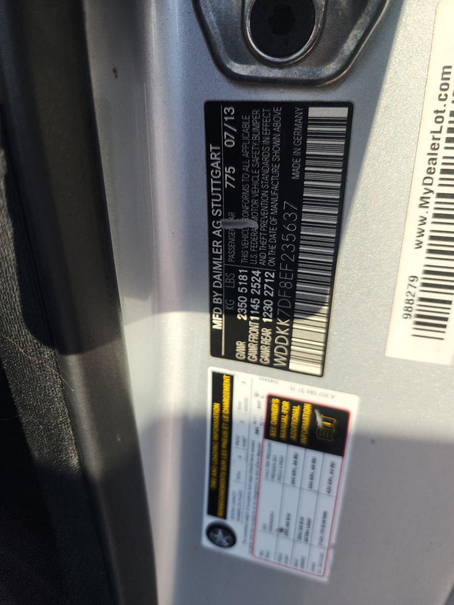 2014 Mercedes-Benz E-Class E 550 RWD