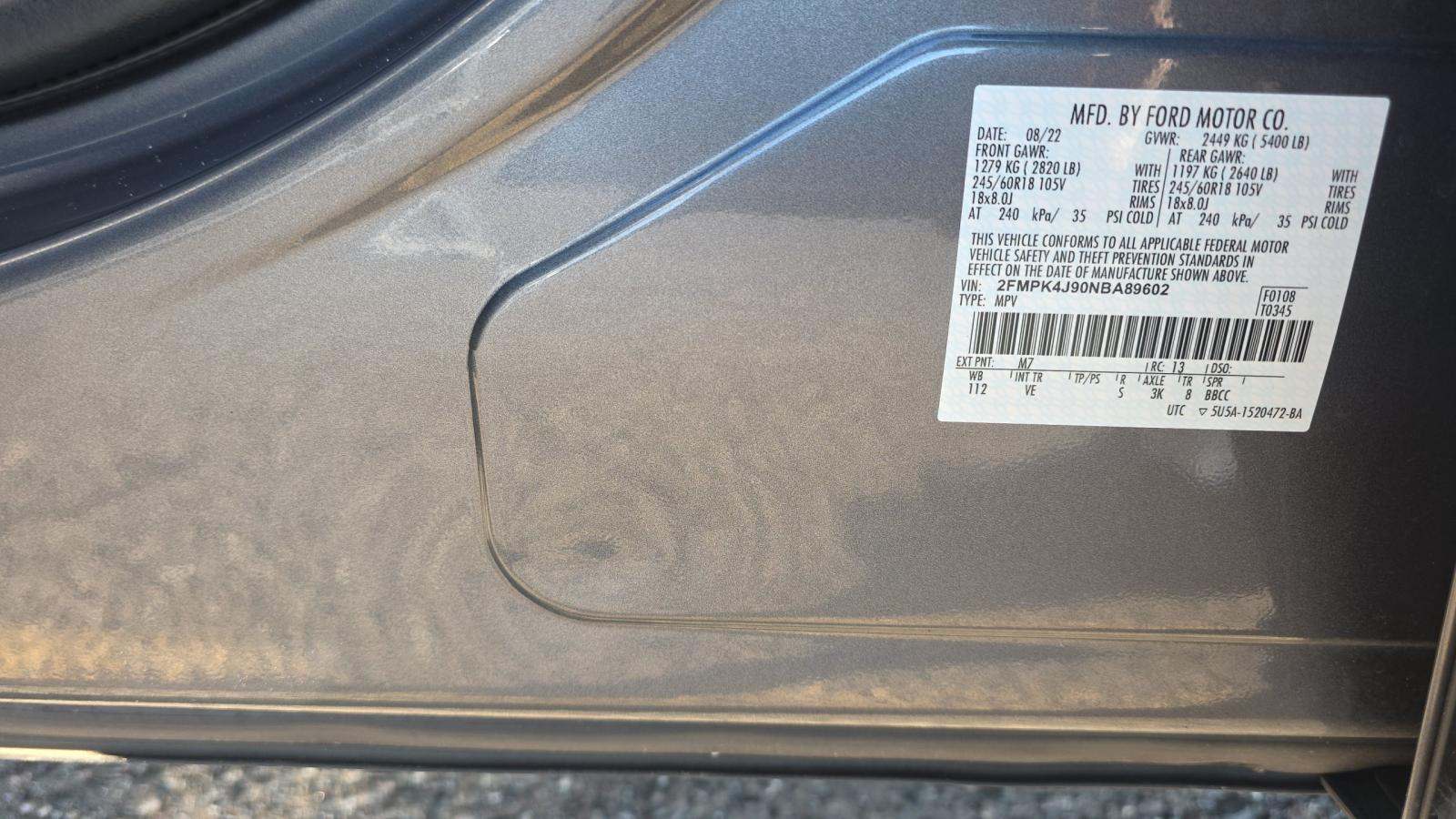 2022 Ford Edge SEL AWD