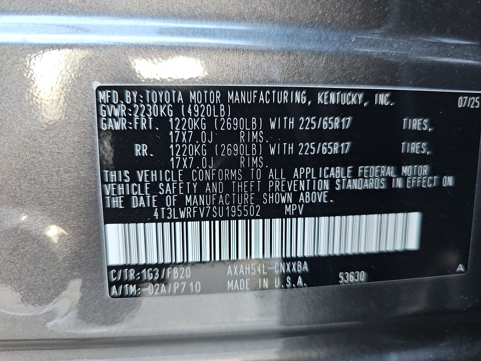 2025 Toyota RAV4 Hybrid LE AWD