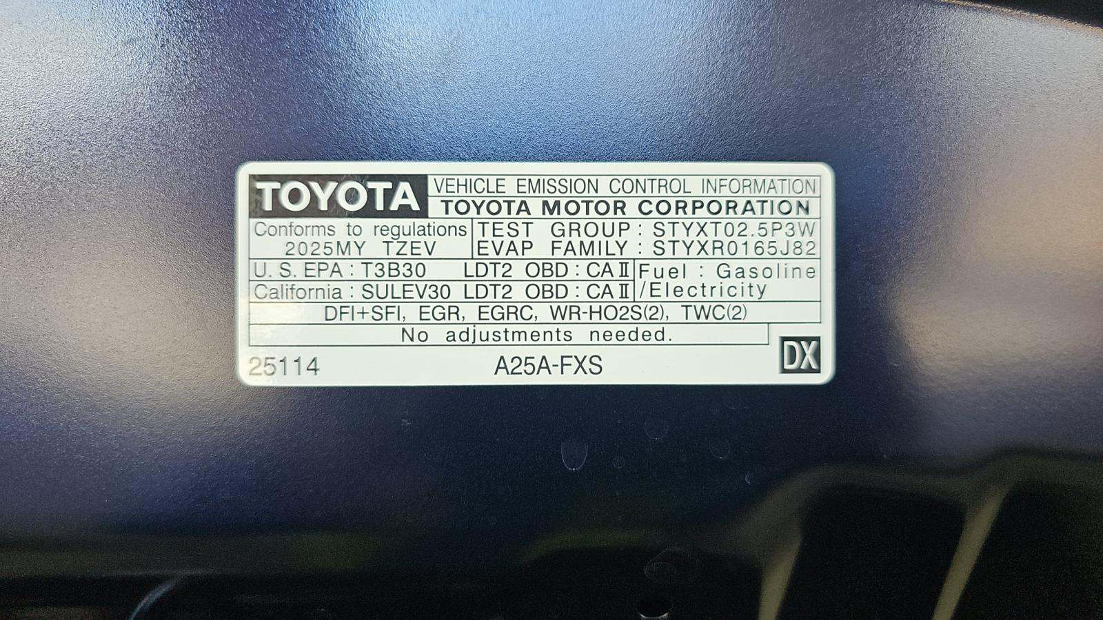 2025 Toyota RAV4 Plug-In Hybrid XSE AWD