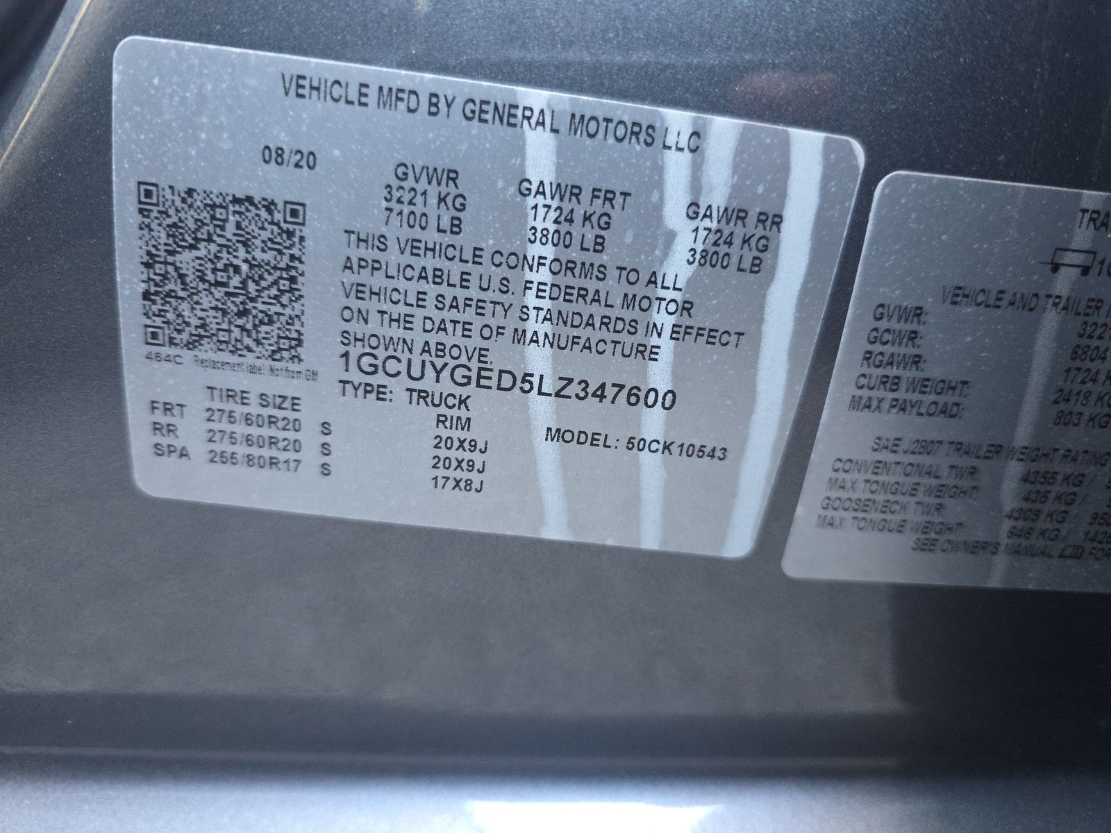 2020 Chevrolet Silverado 1500 LTZ AWD