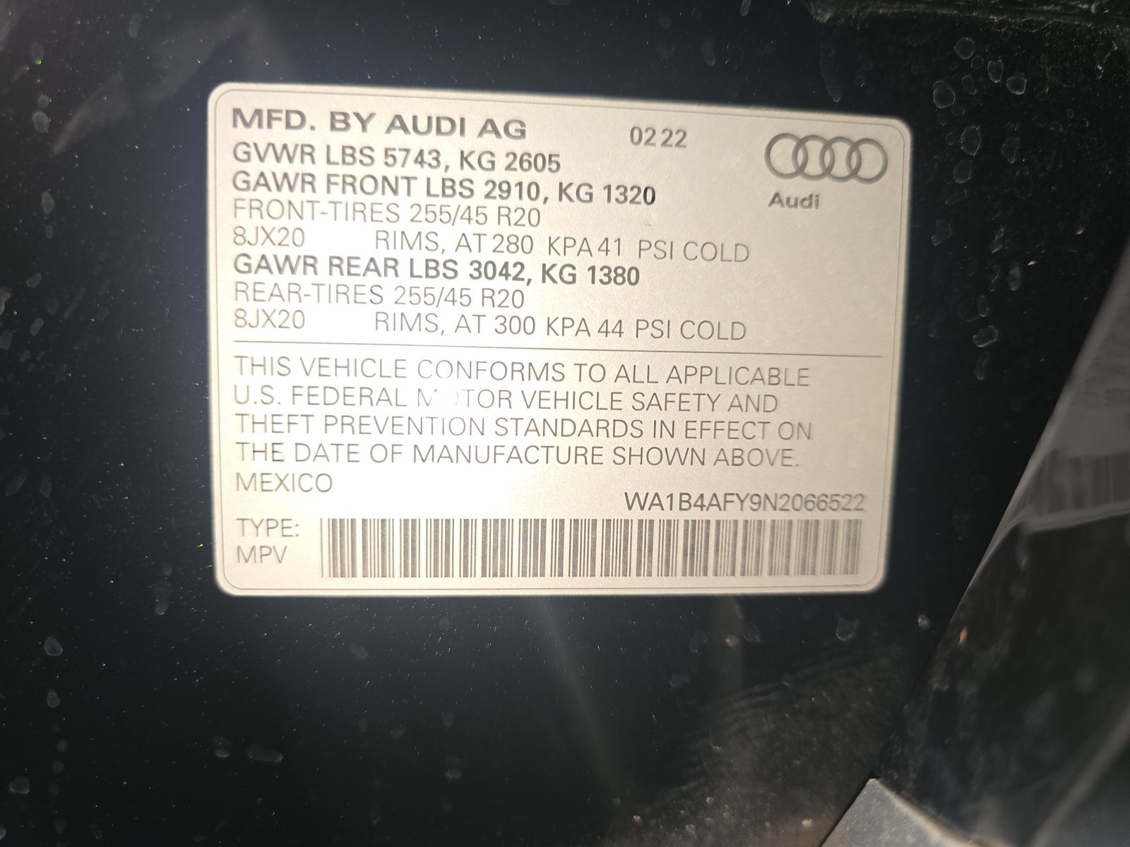 2022 Audi SQ5 Premium Plus AWD