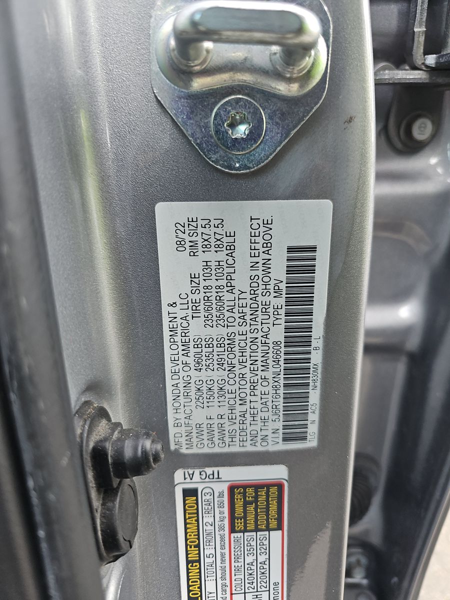 2022 Honda CR-V Hybrid EX-L AWD