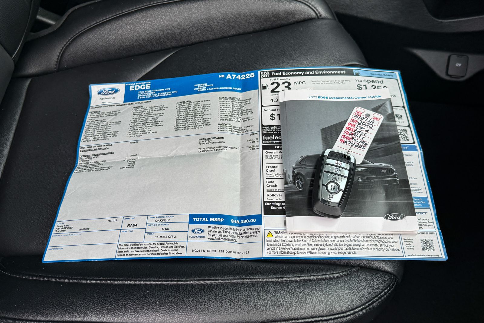 2022 Ford Edge Titanium AWD