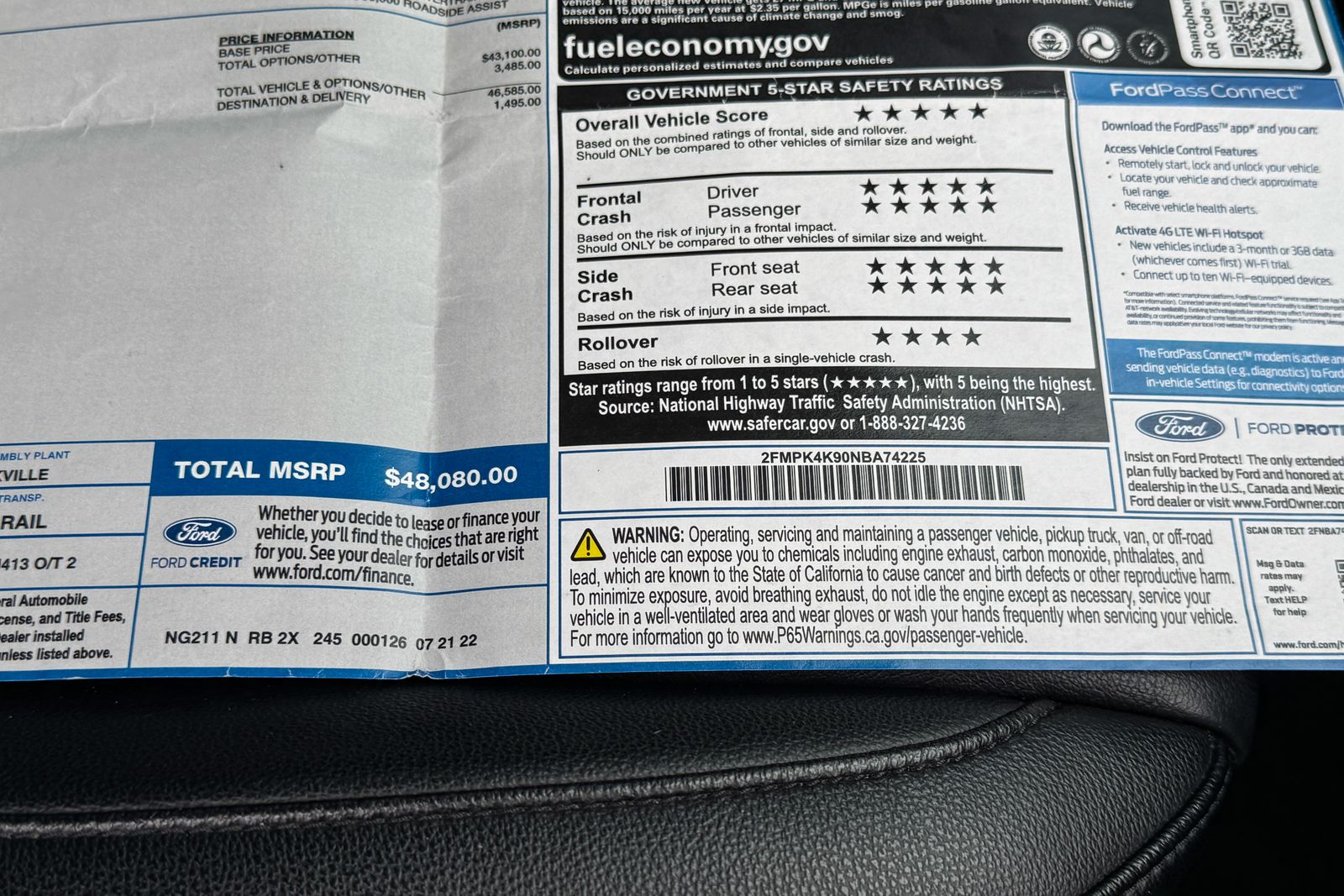 2022 Ford Edge Titanium AWD