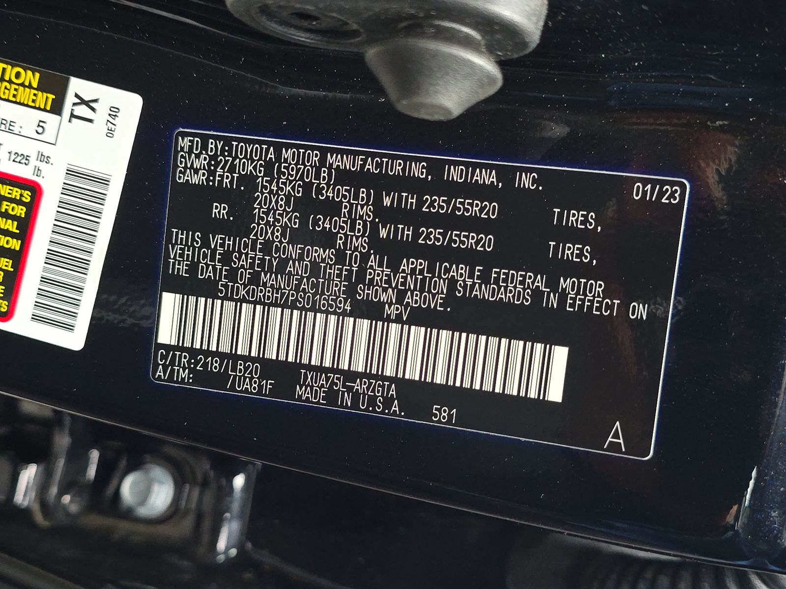 2023 Toyota Highlander Limited AWD