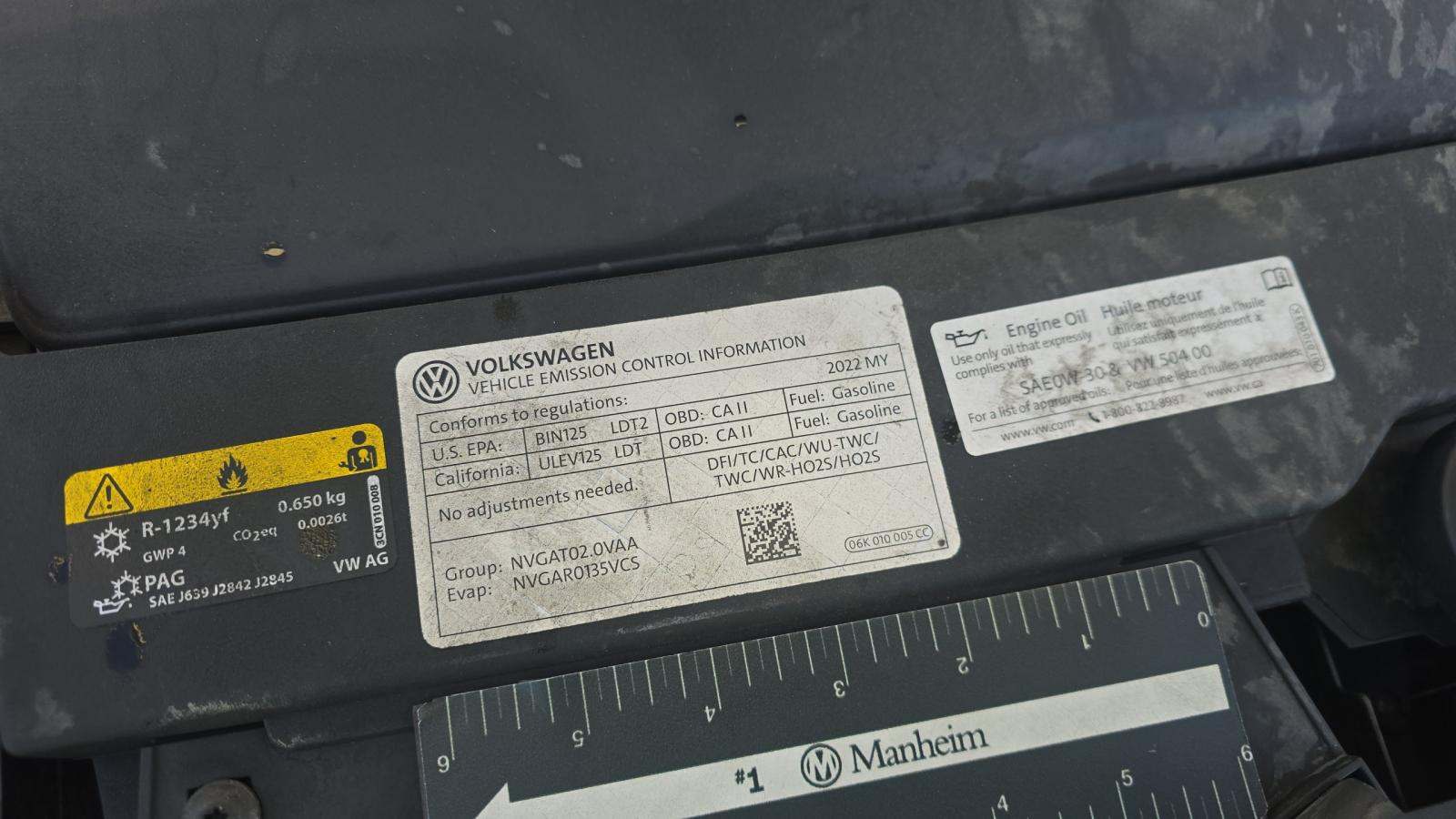 2022 Volkswagen Atlas 2.0T SE FWD