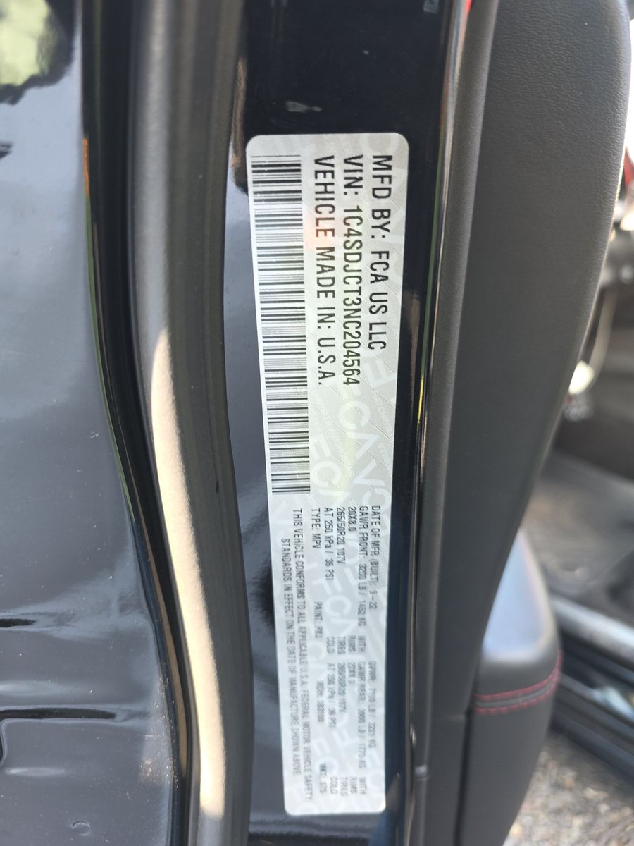 2022 Dodge Durango R/T Plus AWD