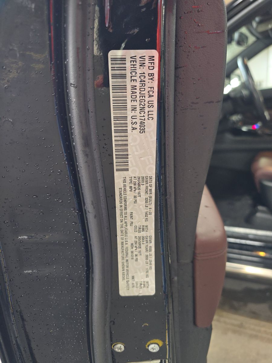 2022 Dodge Durango Citadel AWD