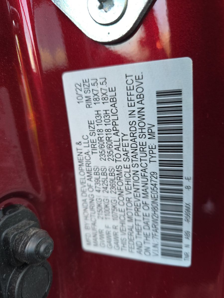 2022 Honda CR-V EX-L AWD