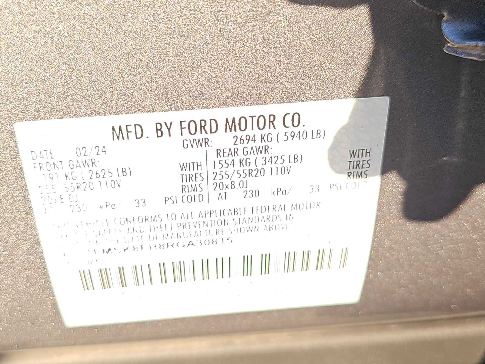 2024 Ford Explorer Limited AWD