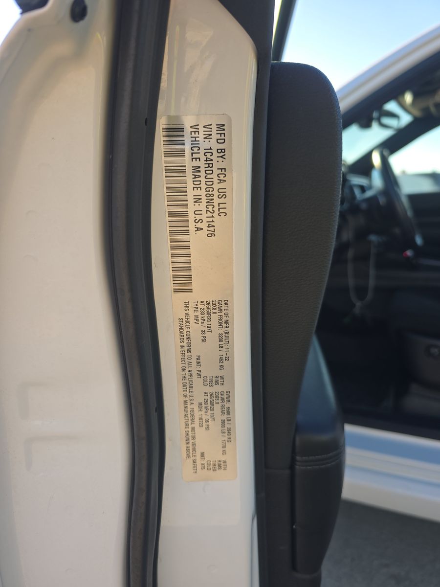 2022 Dodge Durango GT AWD