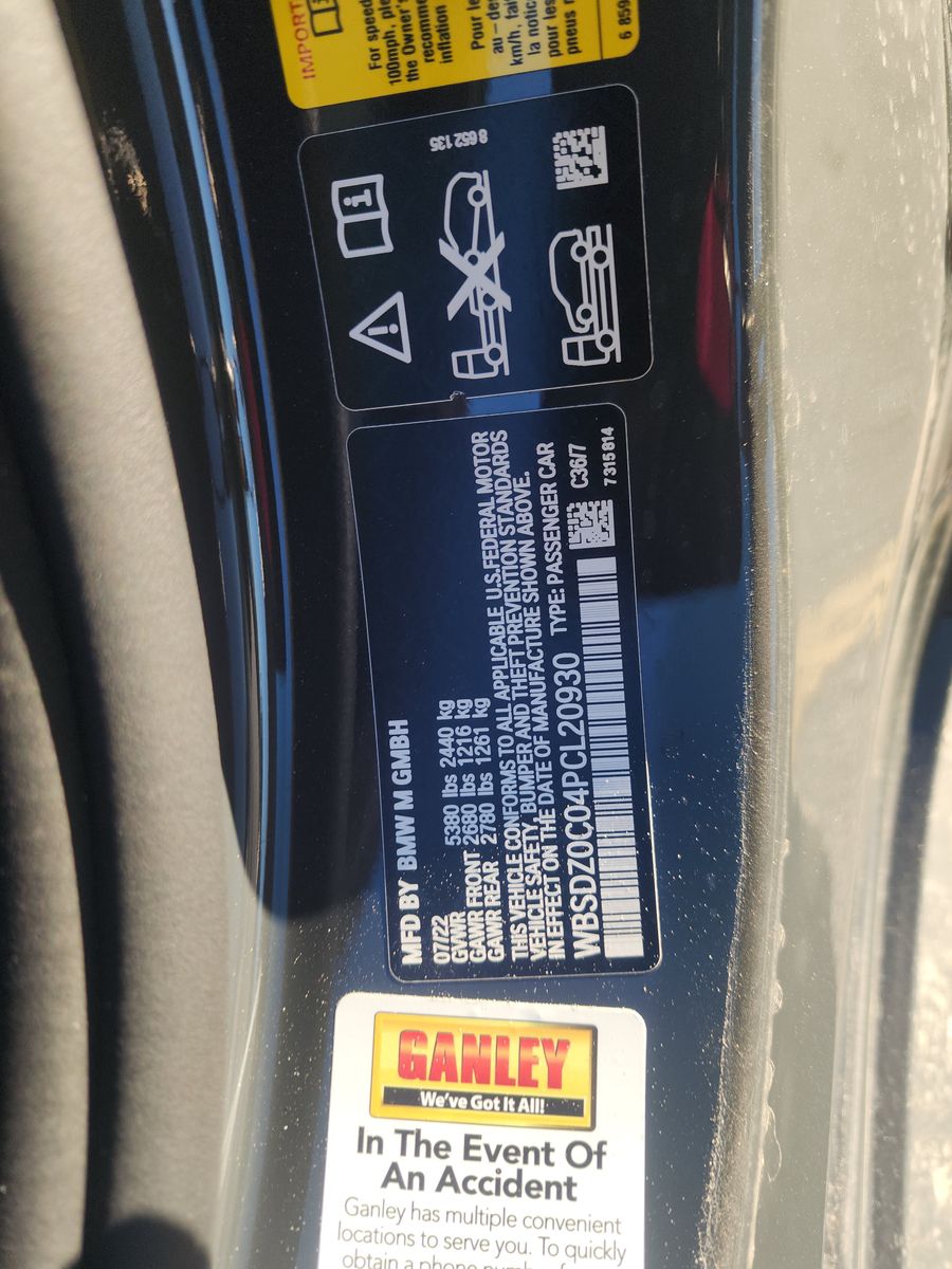 2023 BMW M8 Competition AWD