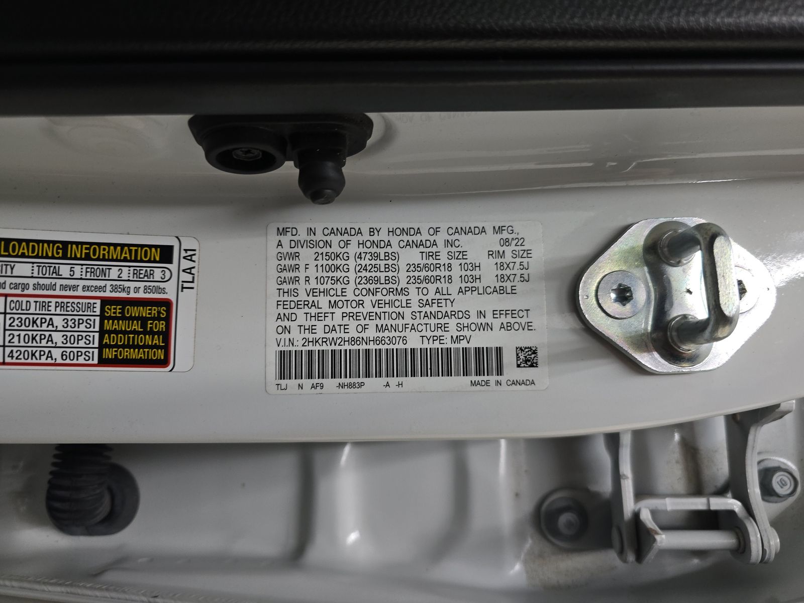 2022 Honda CR-V EX-L AWD