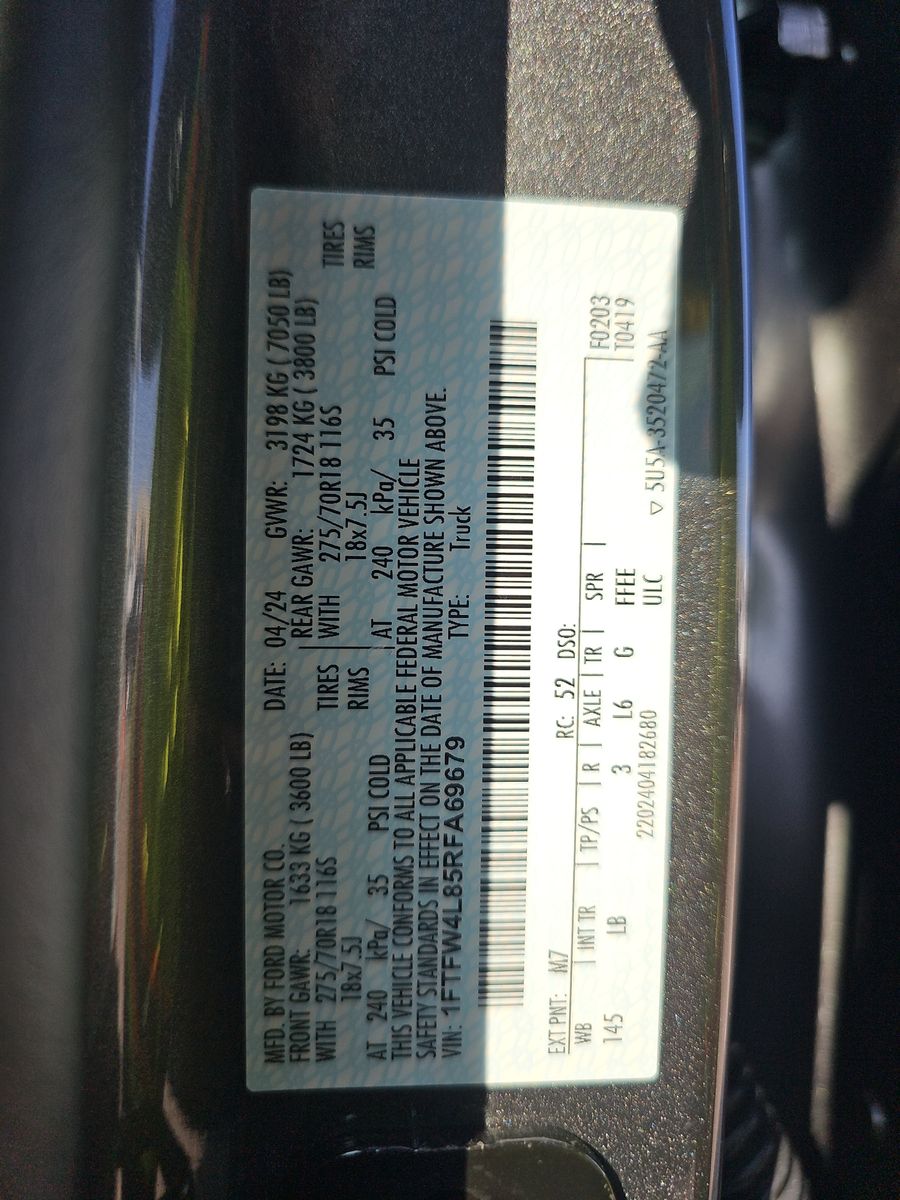 2024 Ford F-150 Tremor AWD