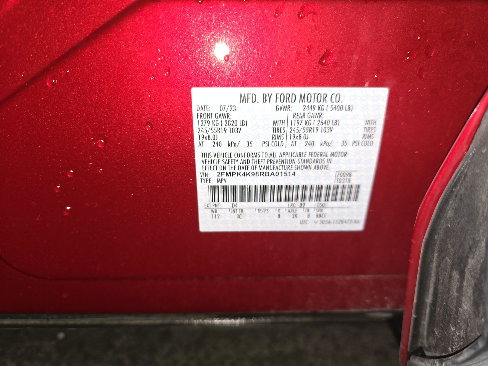 2024 Ford Edge Titanium AWD