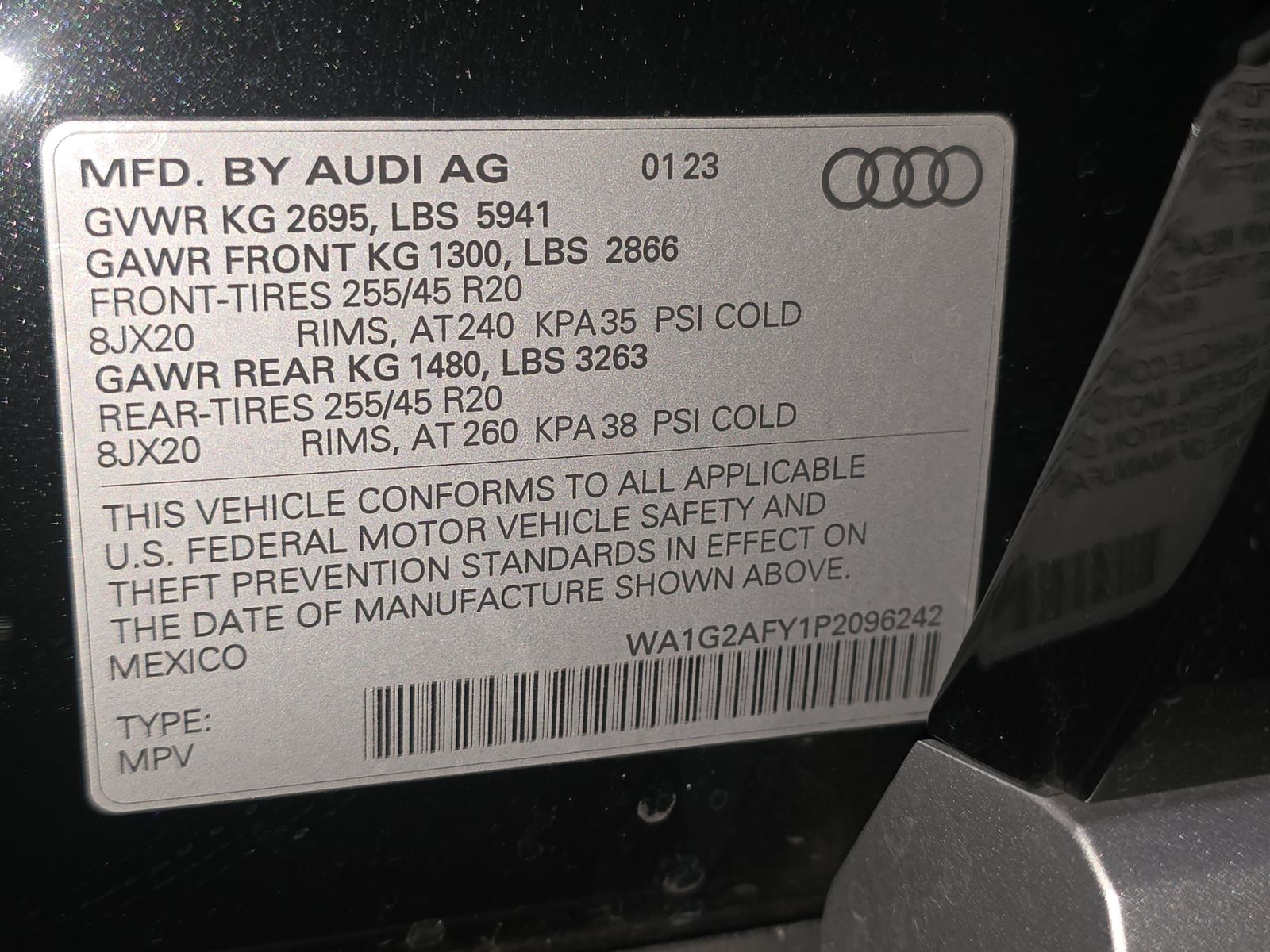 2023 Audi Q5 e Plug-In Hybrid S line Premium AWD