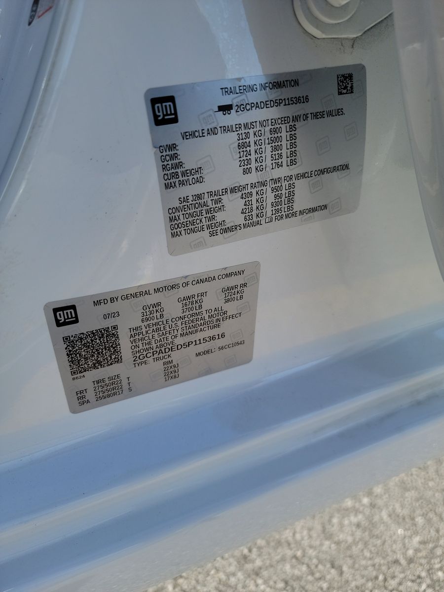 2023 Chevrolet Silverado 1500 RST RWD