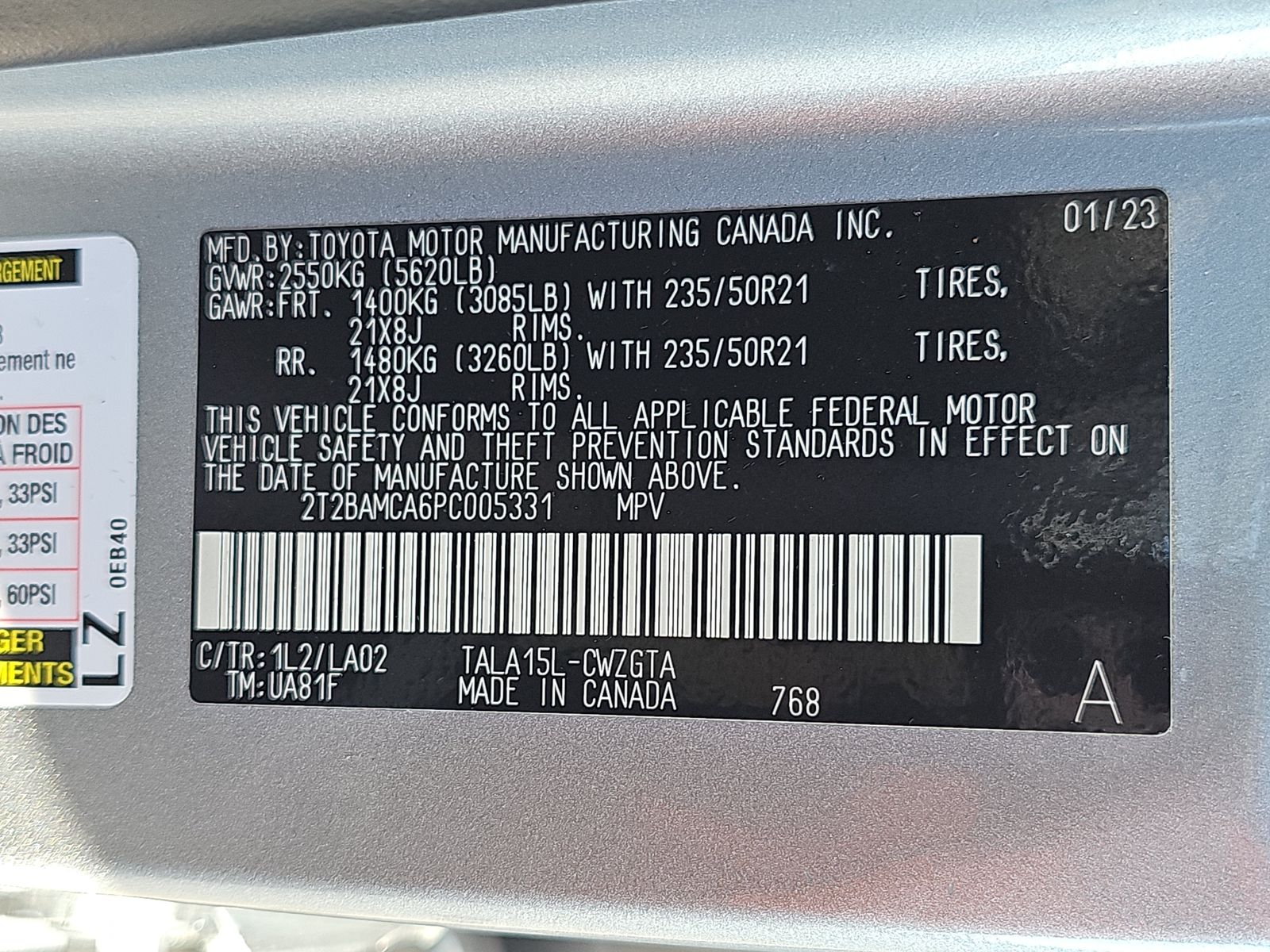 2023 Lexus RX RX 350 Luxury AWD