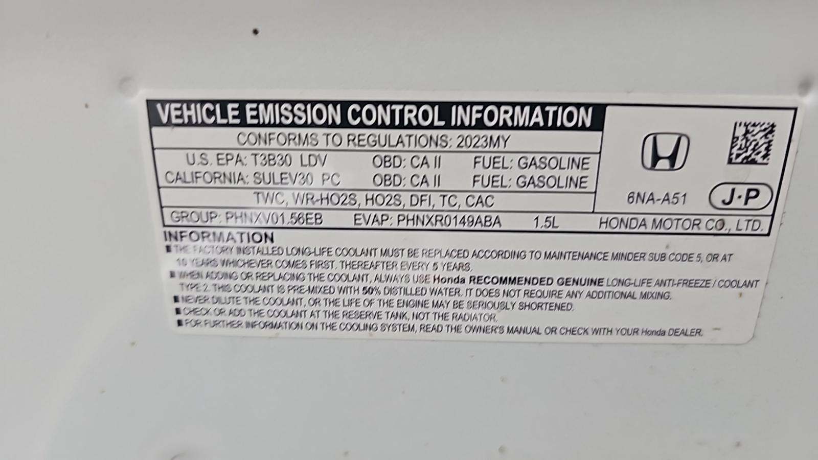 2023 Honda Accord EX FWD