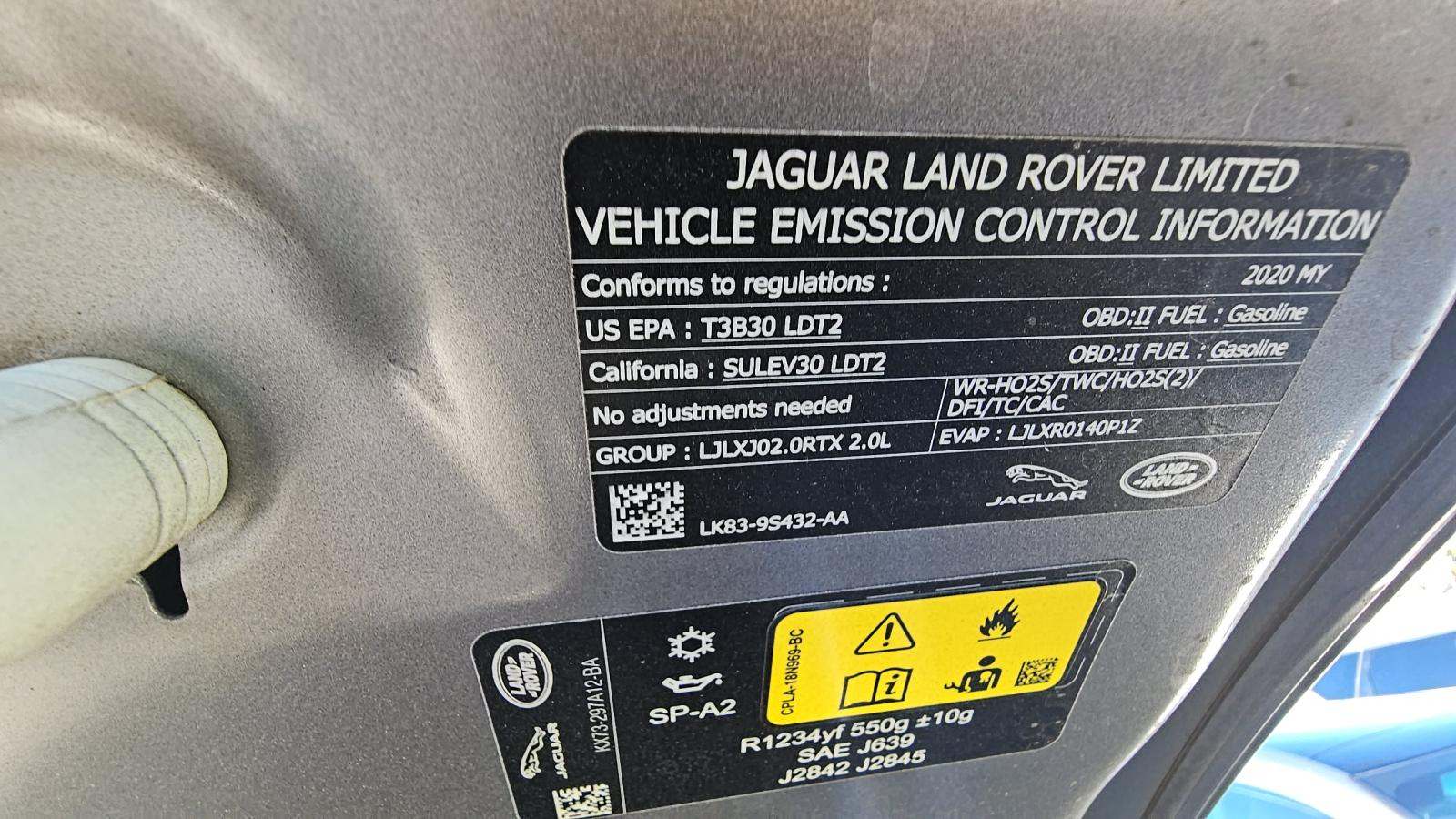 2020 Jaguar F-PACE 25t Checkered Flag AWD