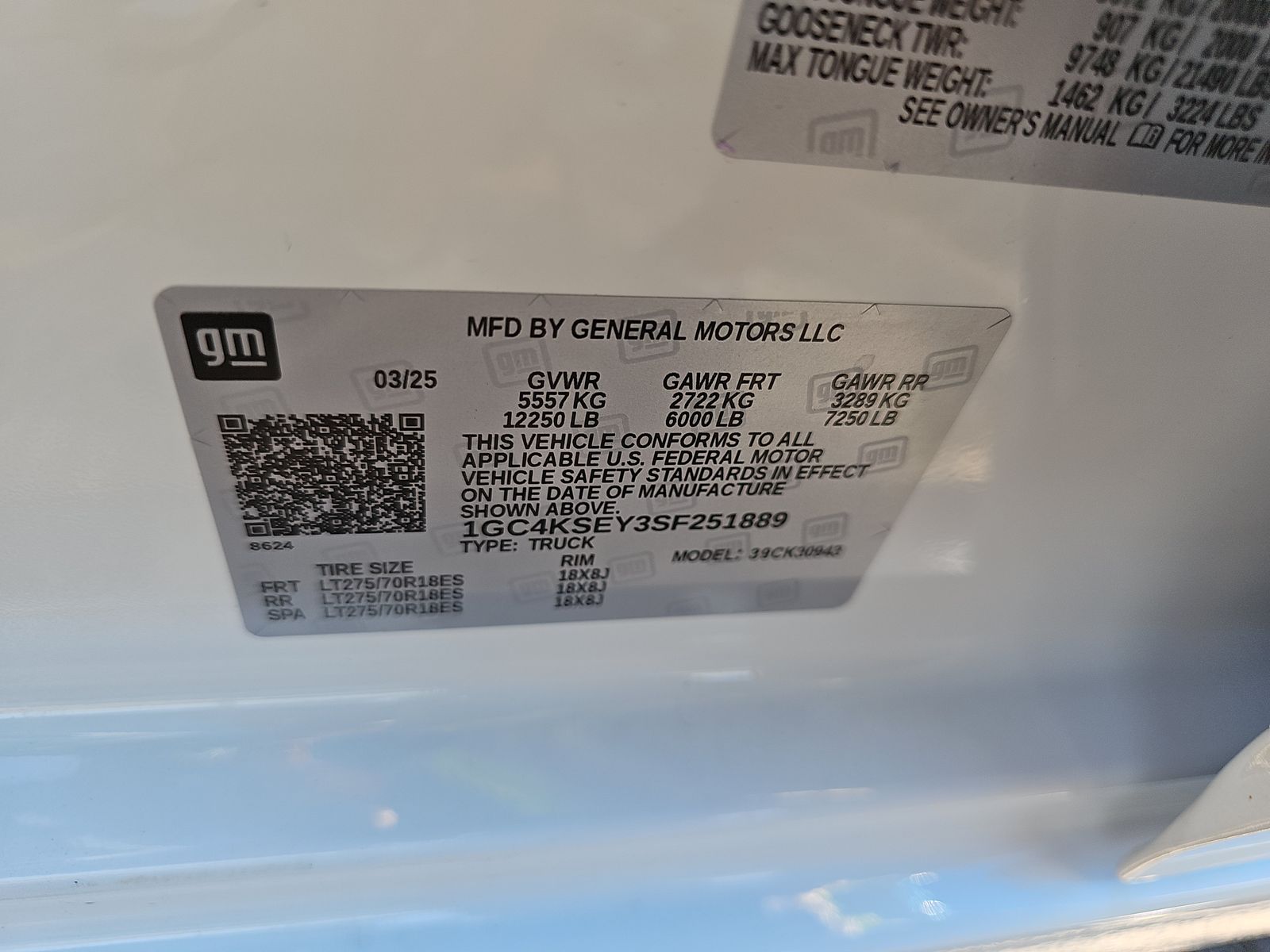 2025 Chevrolet Silverado 3500HD Work Truck AWD