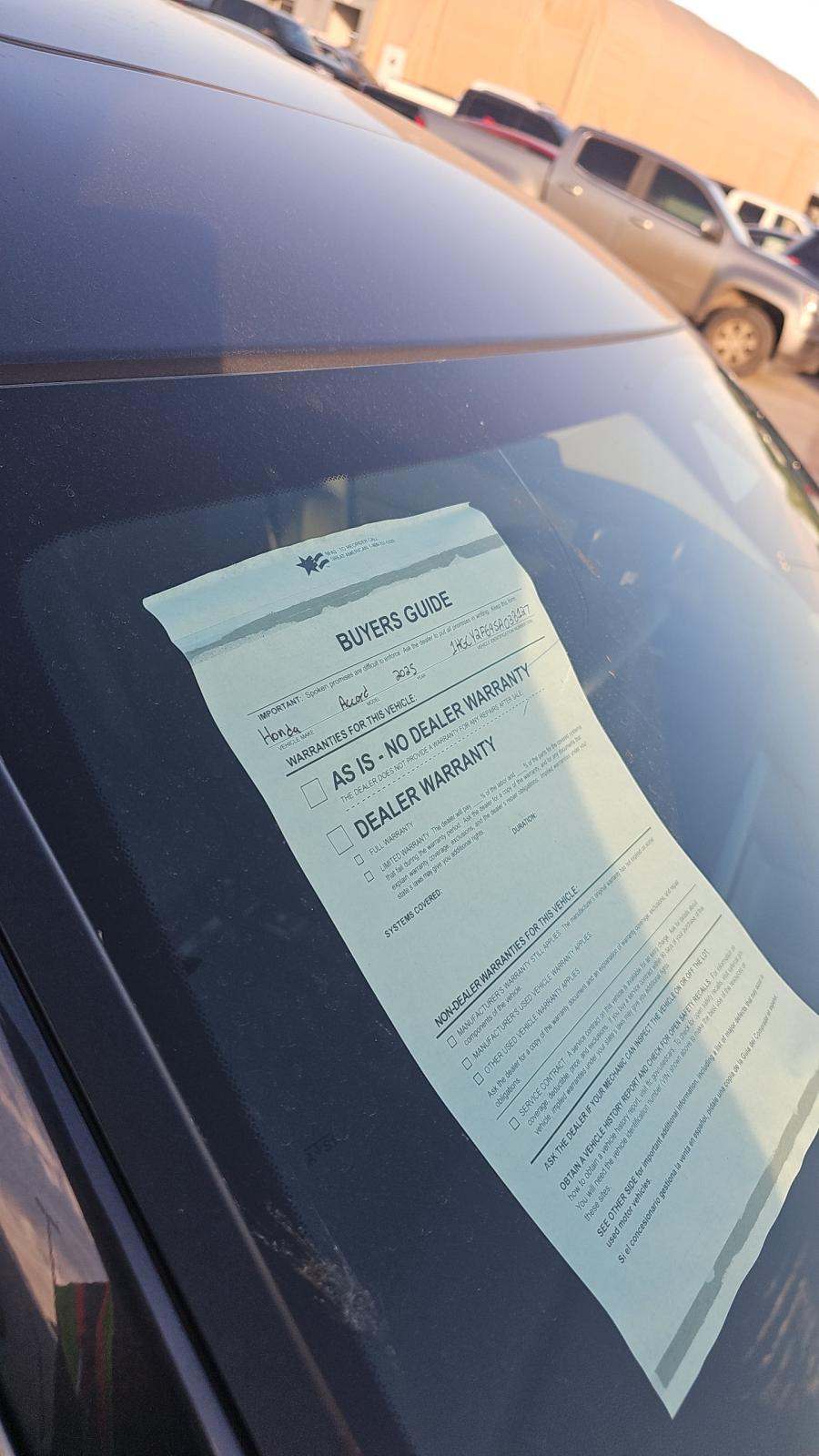 2025 Honda Accord Hybrid EX-L FWD