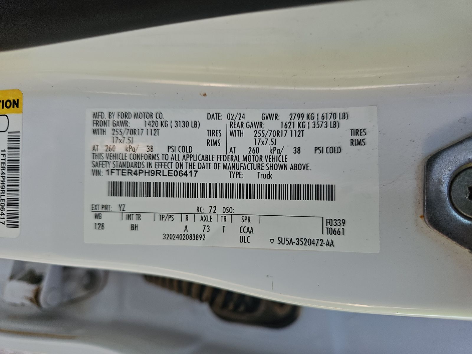 2024 Ford Ranger XL AWD