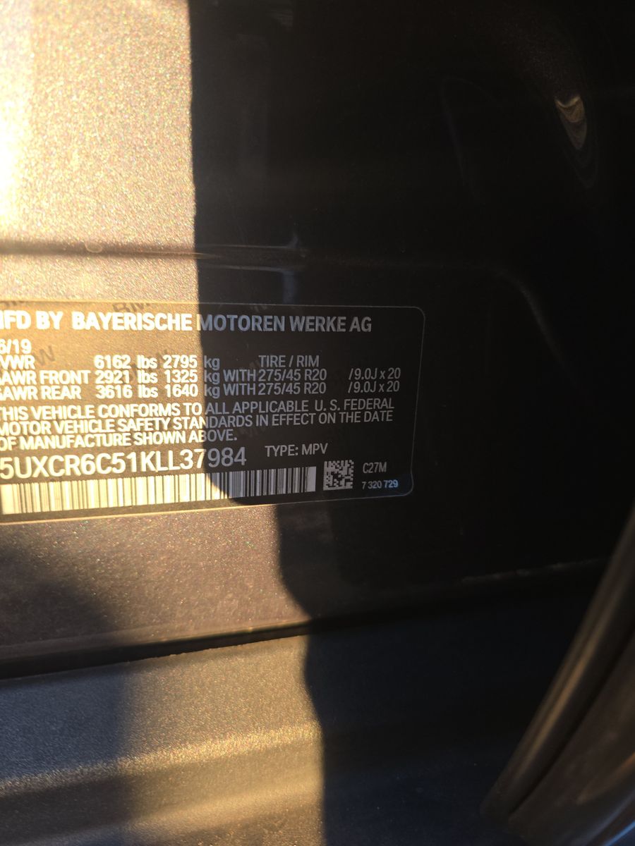 2019 BMW X5 xDrive40i AWD