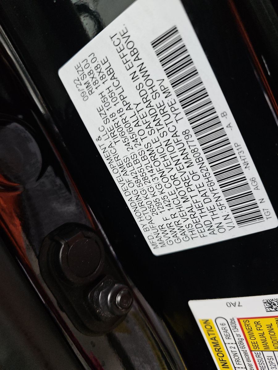 2022 Honda Pilot EX-L AWD