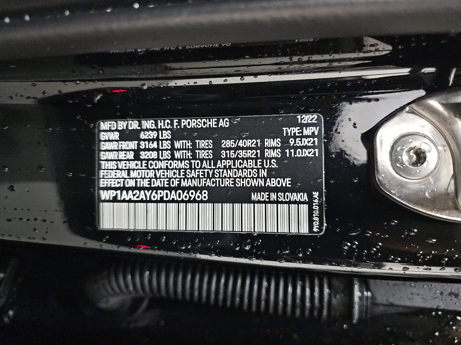 2023 Porsche Cayenne Platinum Edition AWD